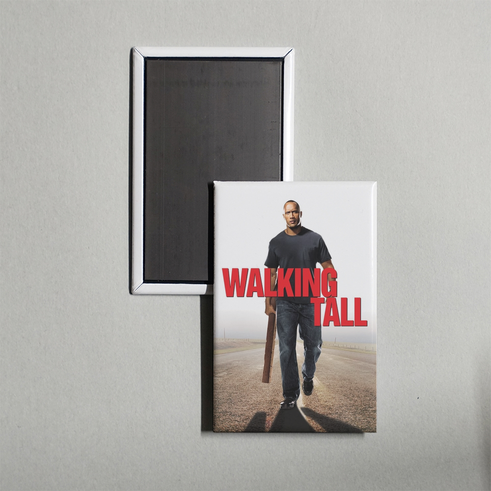 Walking Tall Mini Movie Fridge Magnet