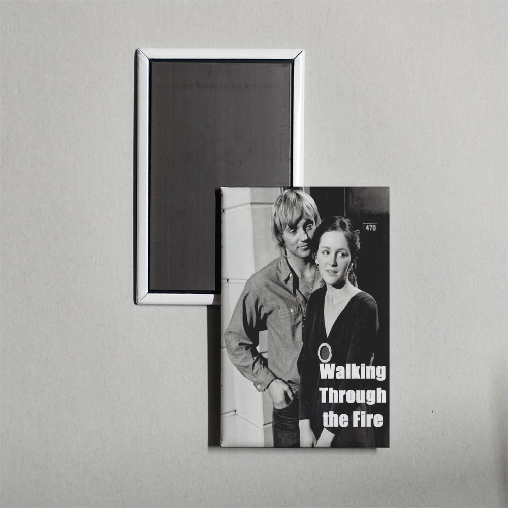 Walking Through the Fire Mini Movie Fridge Magnet