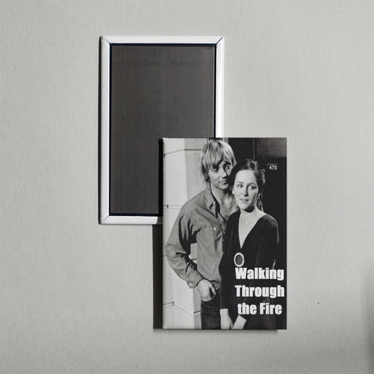 Walking Through the Fire Mini Movie Fridge Magnet