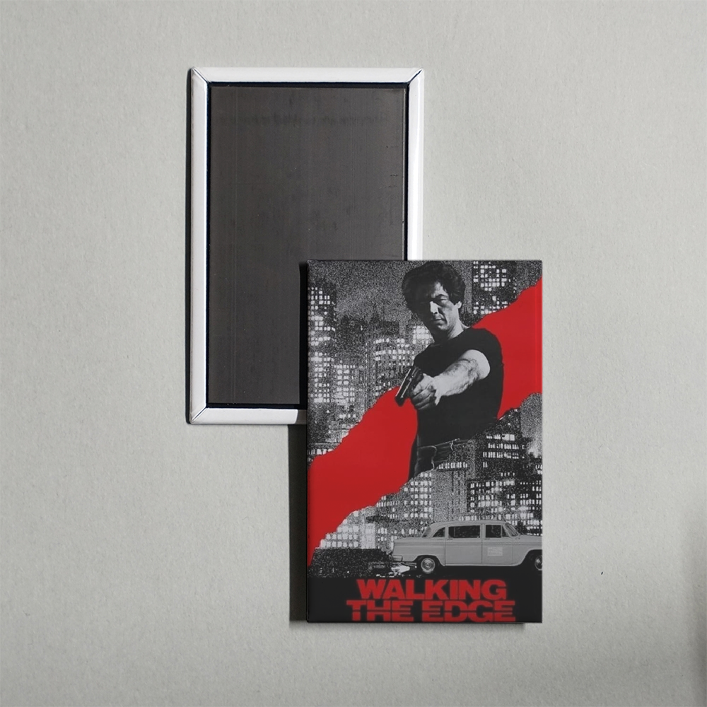Walking the Edge Mini Movie Fridge Magnet