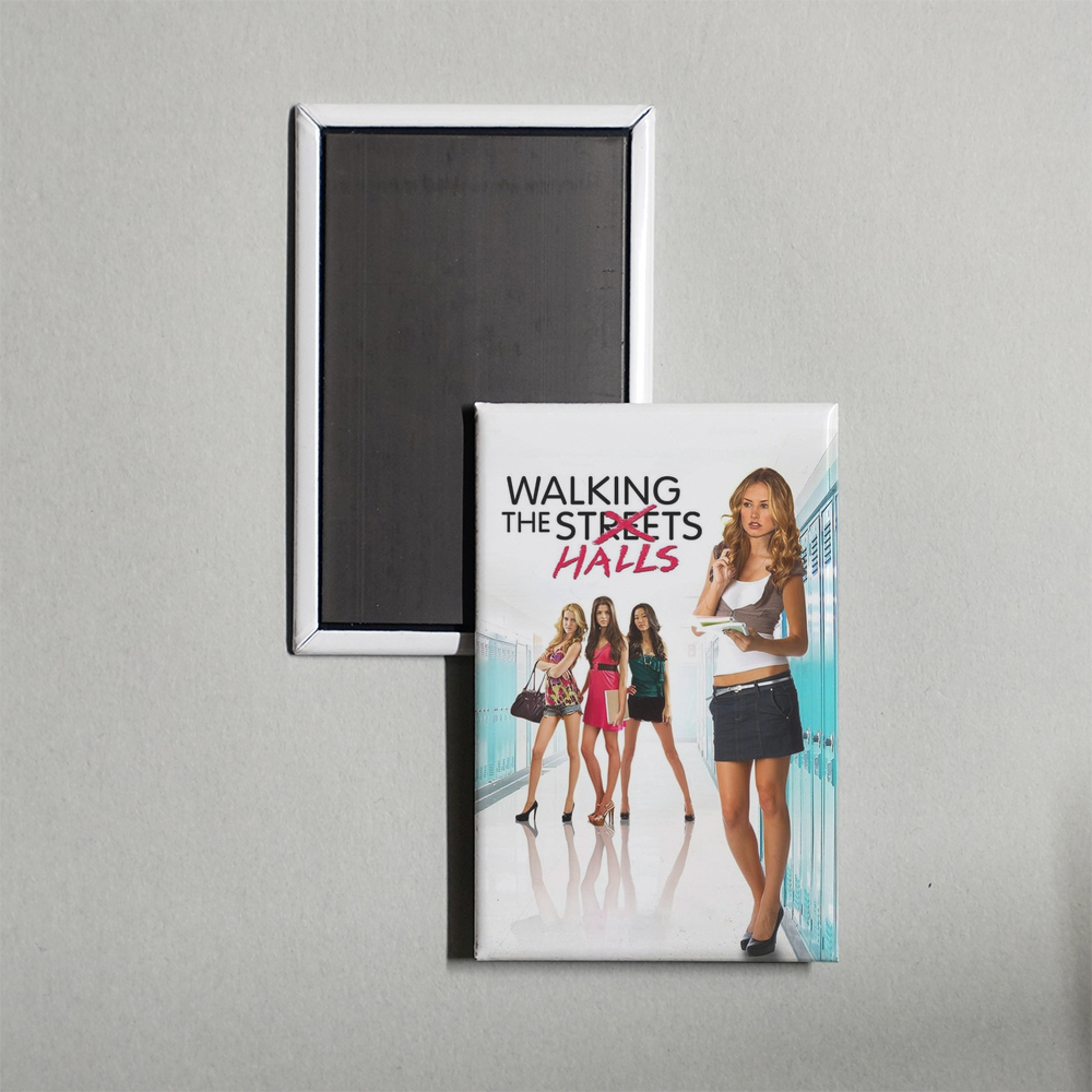 Walking the Halls Mini Movie Fridge Magnet