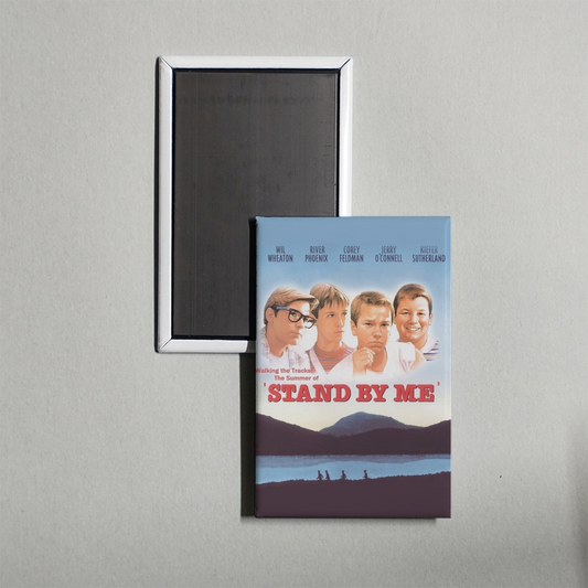 Walking the Tracks The Summer of Stand by Me Mini Movie Fridge Magnet