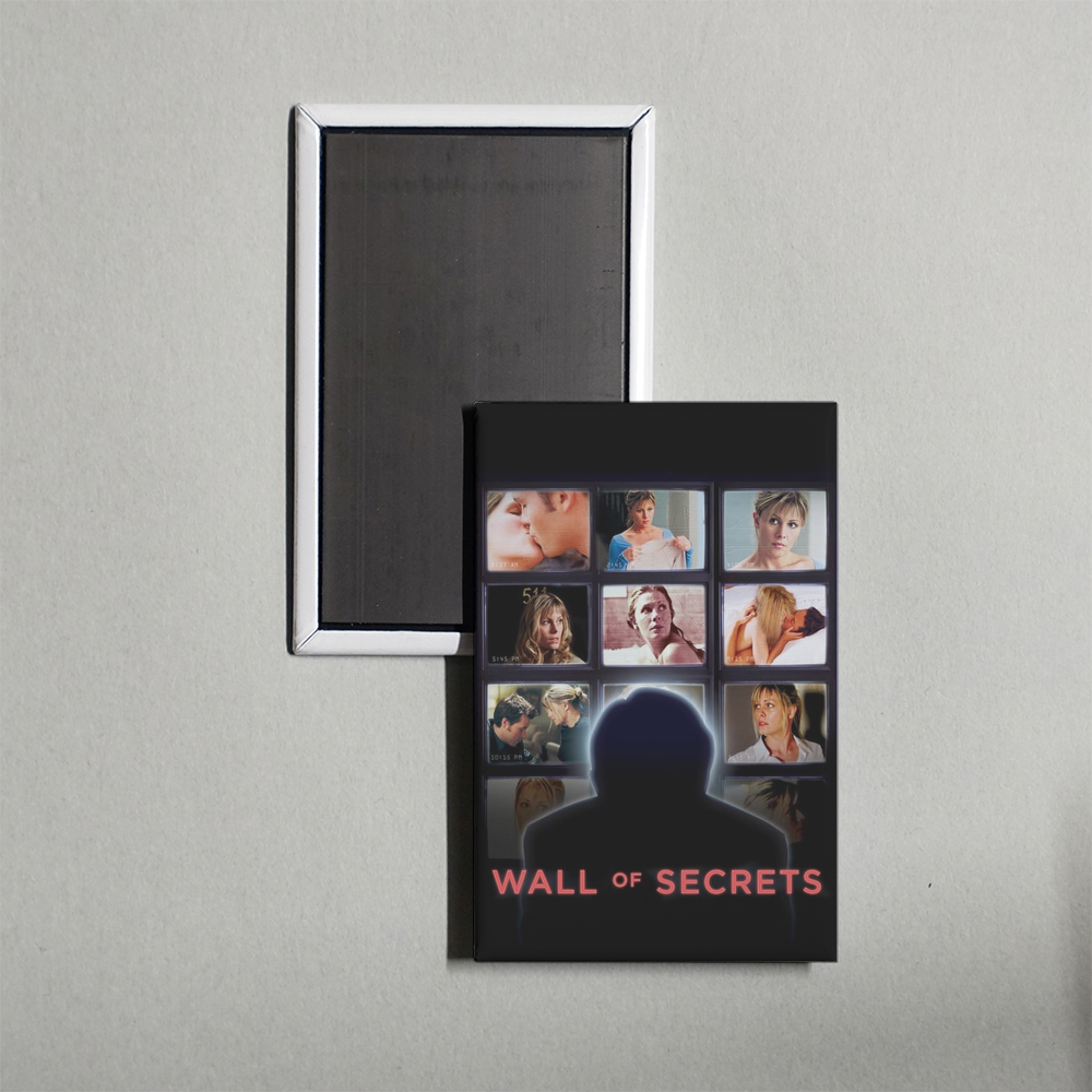 Wall of Secrets Mini Movie Fridge Magnet