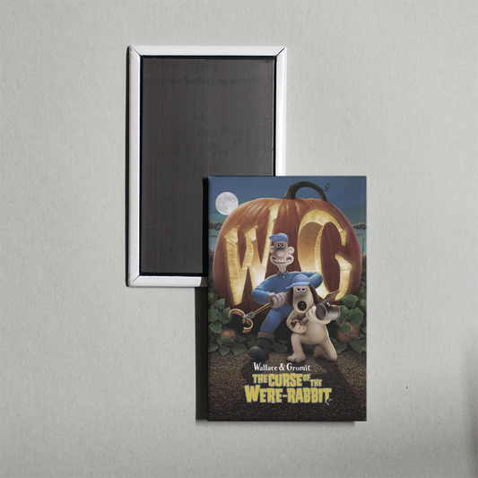 Wallace & Gromit The Curse of the Were-Rabbit Mini Movie Fridge Magnet