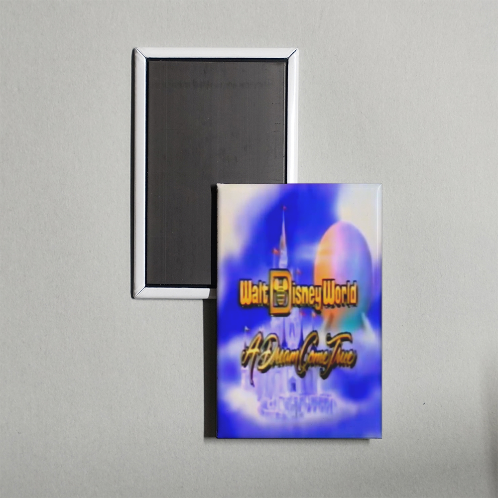 Walt Disney World A Dream Come True Mini Movie Fridge Magnet