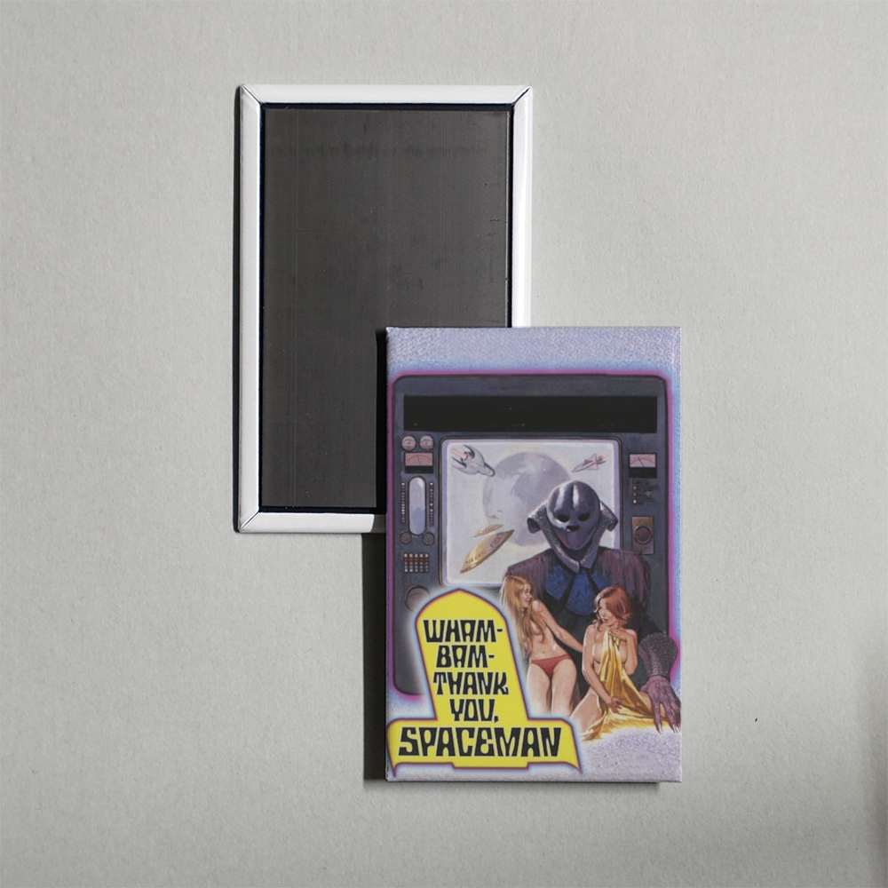 Wam Bam Thank You Spaceman Mini Movie Fridge Magnet