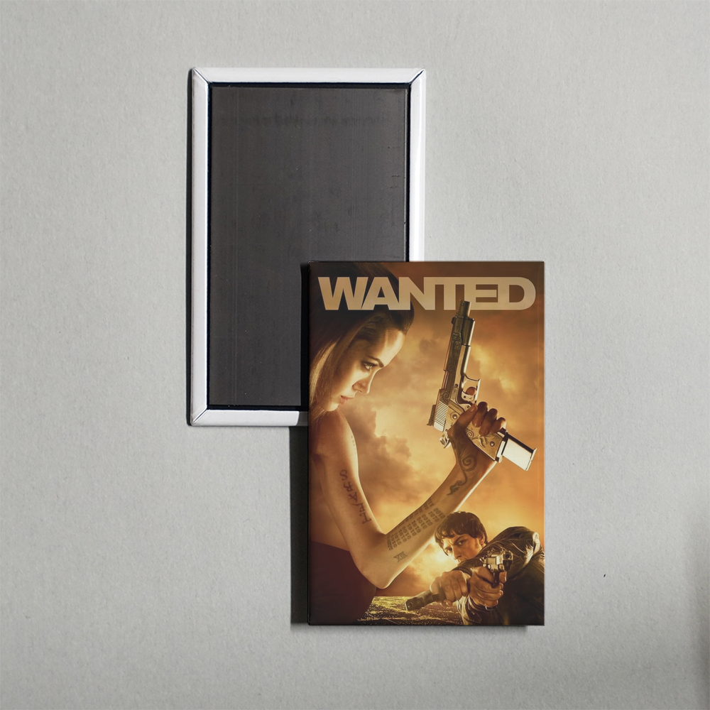 Wanted Mini Movie Fridge Magnet
