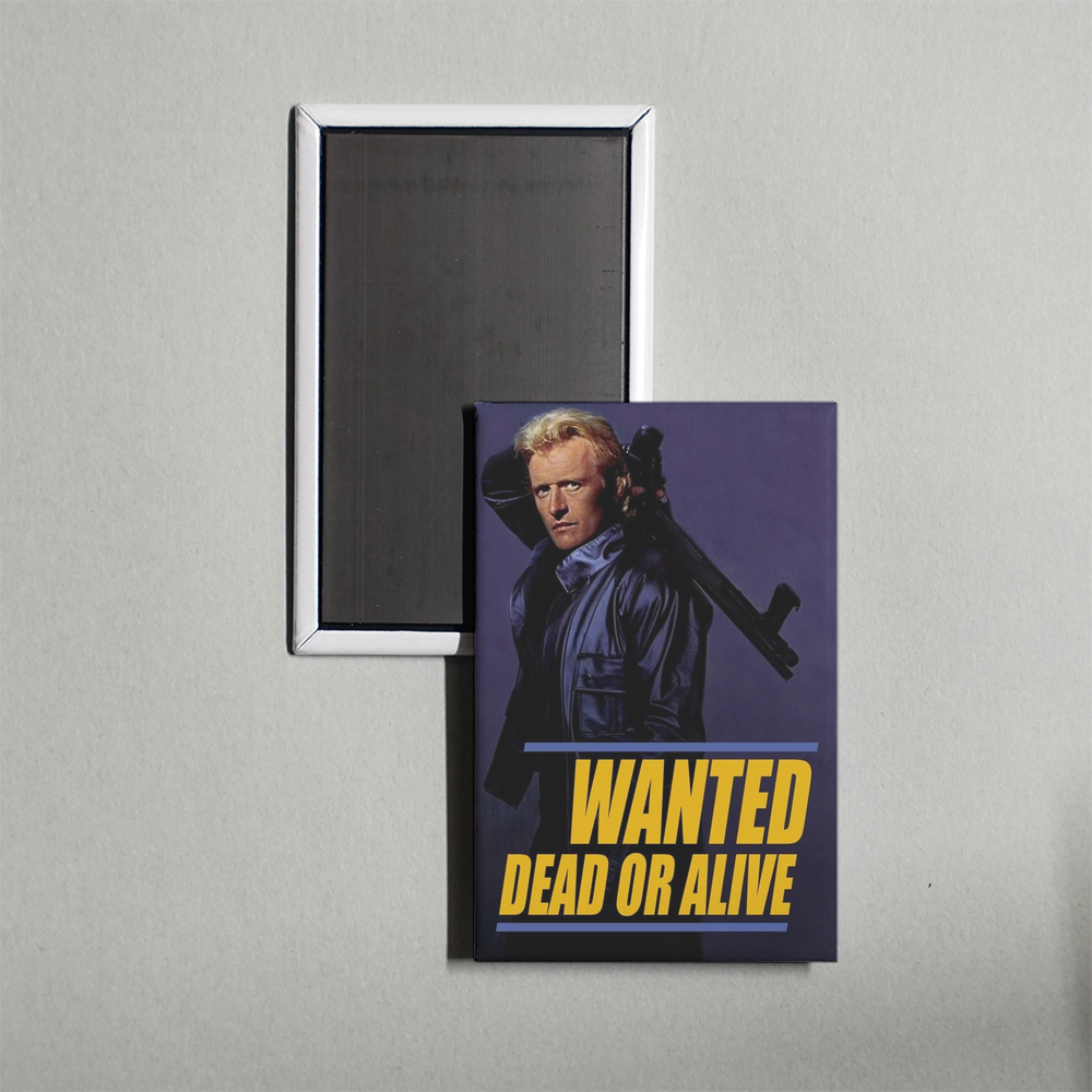 Wanted Dead or Alive Mini Movie Fridge Magnet