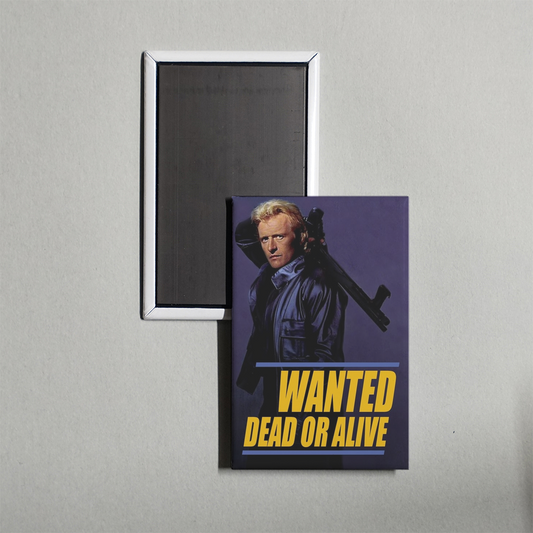 Wanted Dead or Alive Mini Movie Fridge Magnet