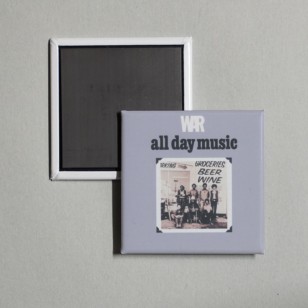 War - All Day Music Album Cover Fridge Magnet