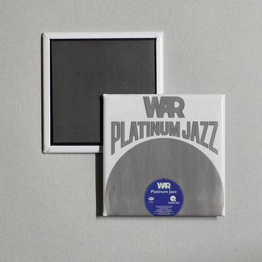 War - Platinum Jazz Album Cover Fridge Magnet