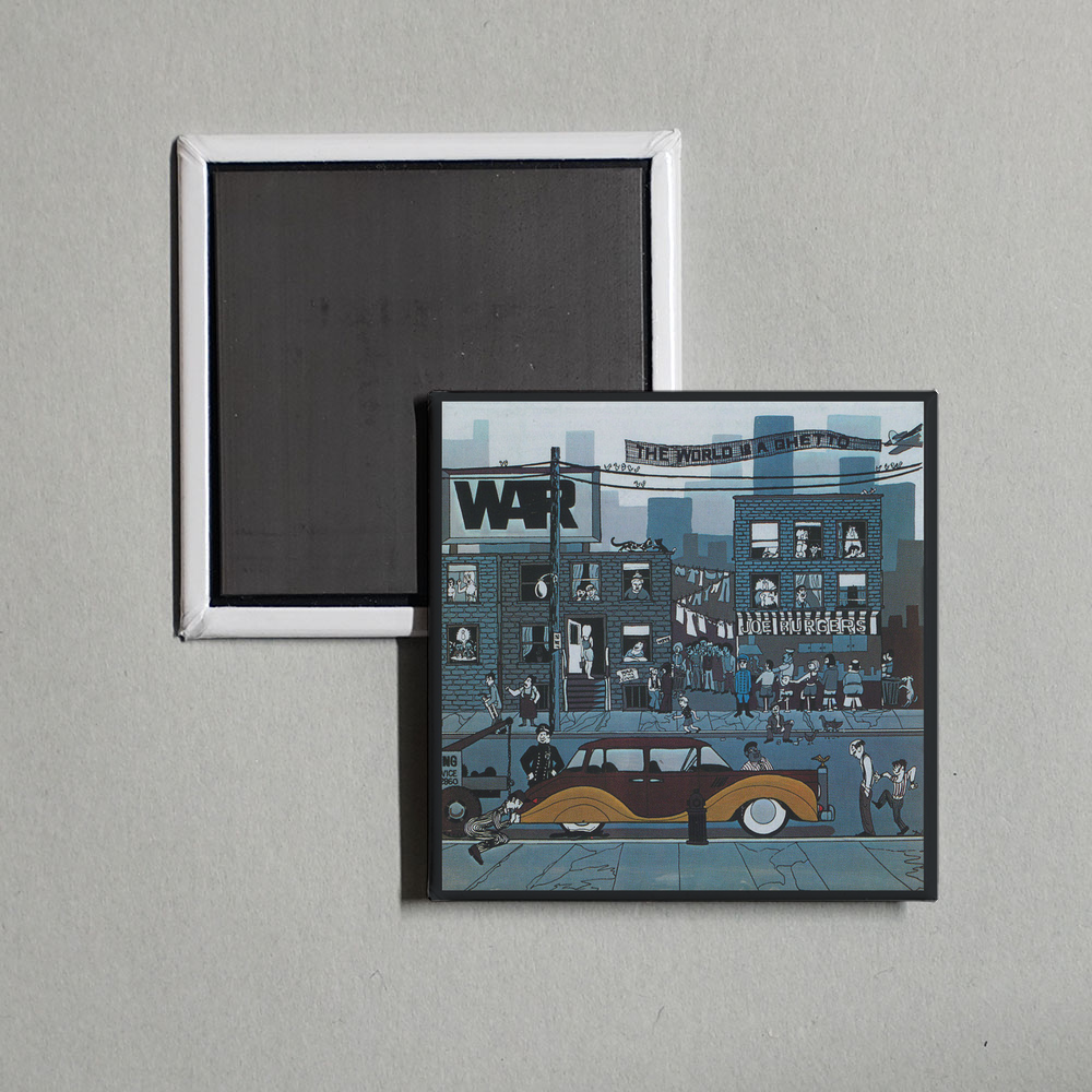 War - The World is a Ghetto Album Cover Fridge Magnet