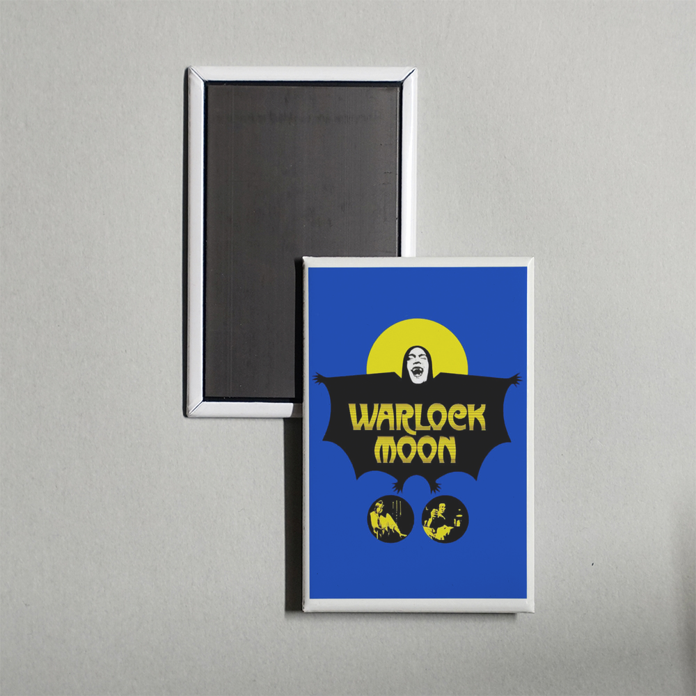 Warlock Moon Mini Movie Fridge Magnet