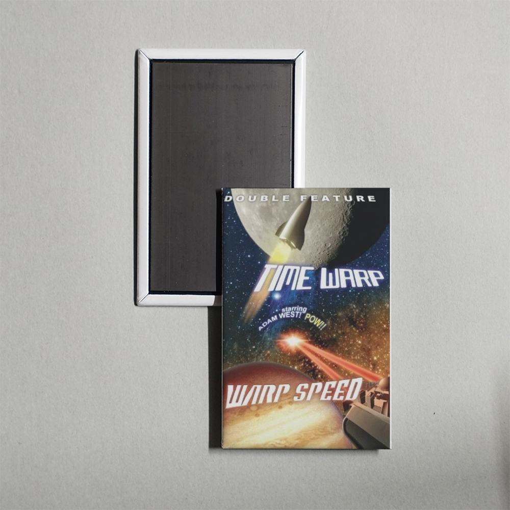 Warp Speed Mini Movie Fridge Magnet