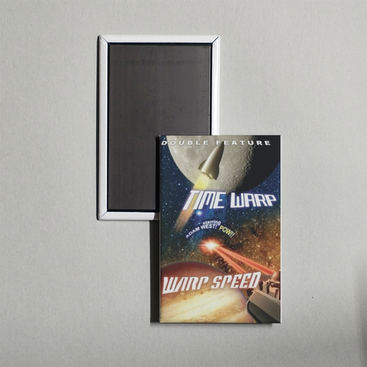 Warp Speed Mini Movie Fridge Magnet