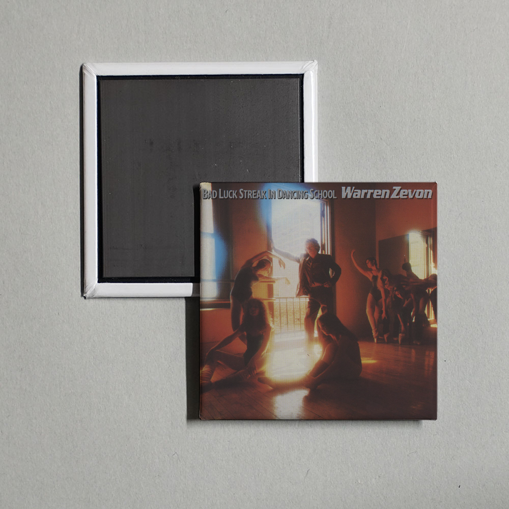 Warren Zevon - Bad Luck Streak in Dancing School Album Cover Fridge Magnet