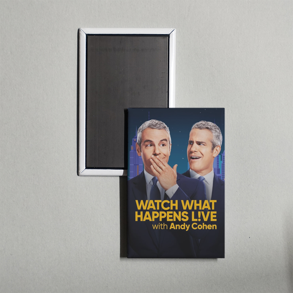 Watch What Happens Live with Andy Cohen TV Show Fridge Magnet