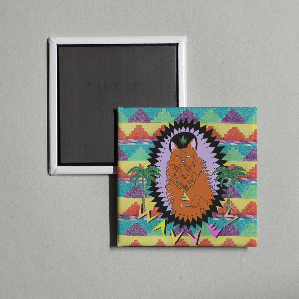 Wavves - King of the Beach Album Cover Fridge Magnet