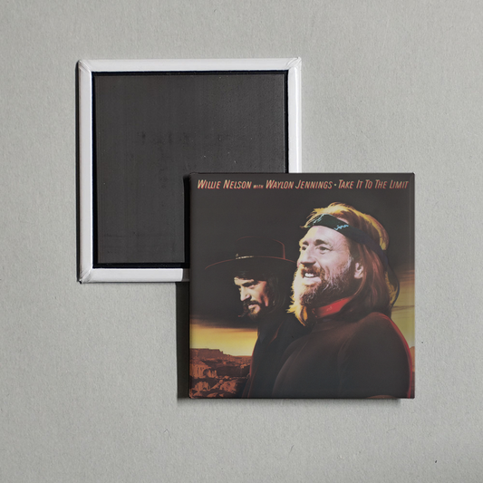 Waylon Jennings - Take It To The Limit Album Cover Fridge Magnet