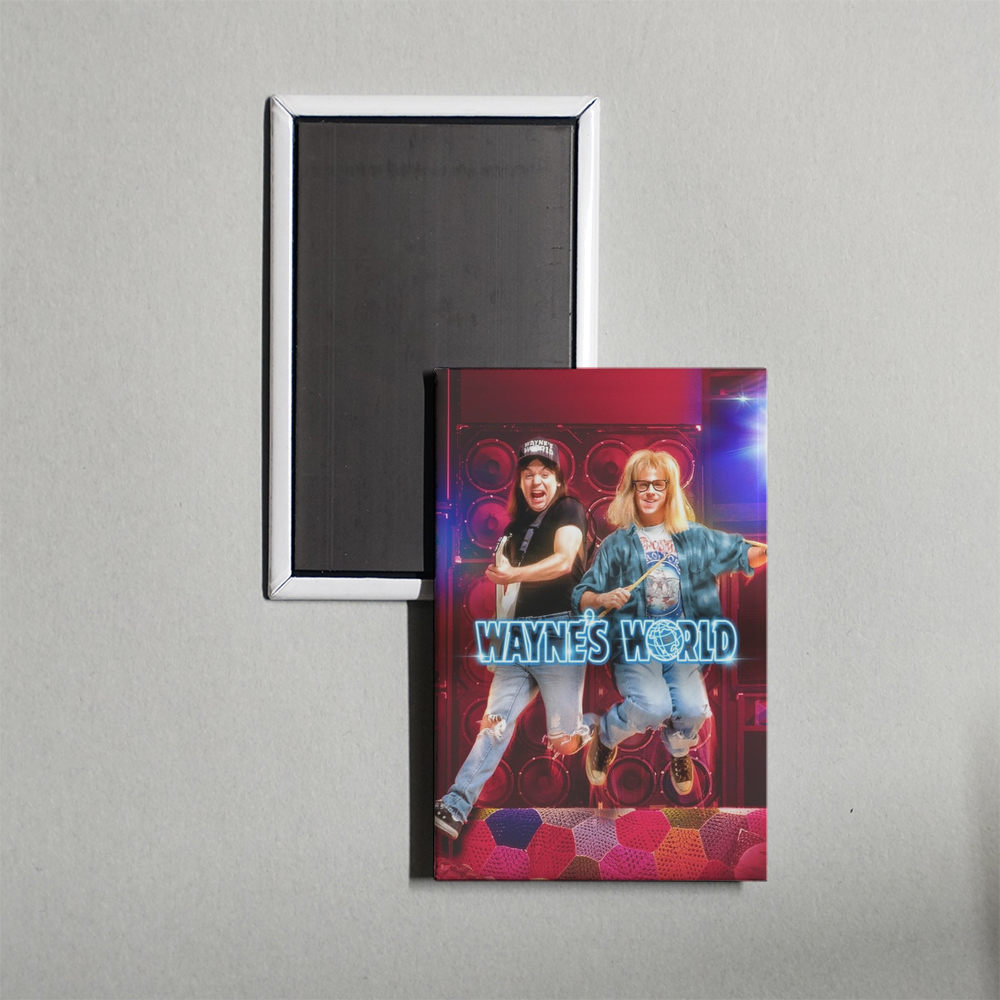 Wayne's World Mini Movie Fridge Magnet