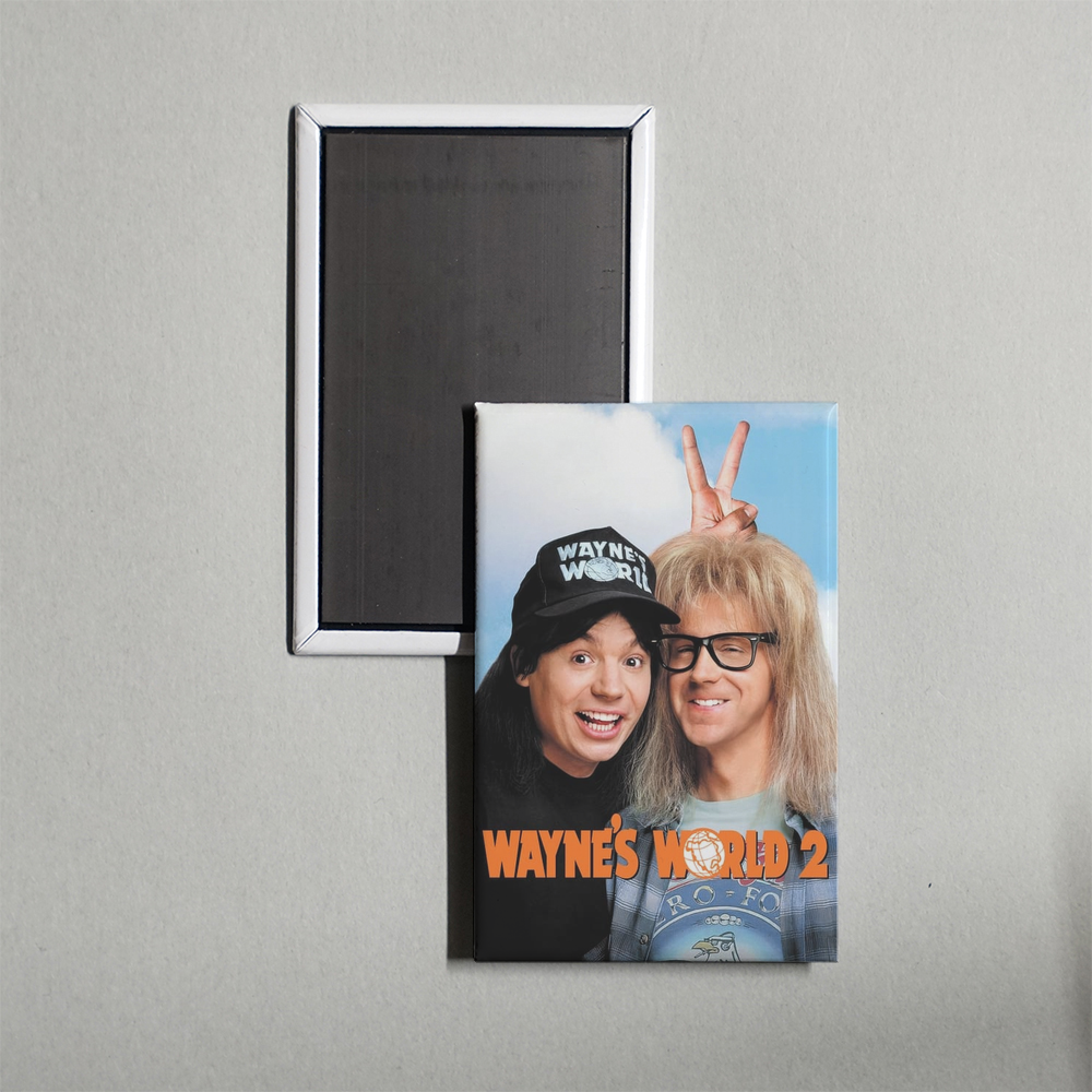 Wayne's World 2 Mini Movie Fridge Magnet