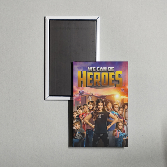 We Can Be Heroes Mini Movie Fridge Magnet