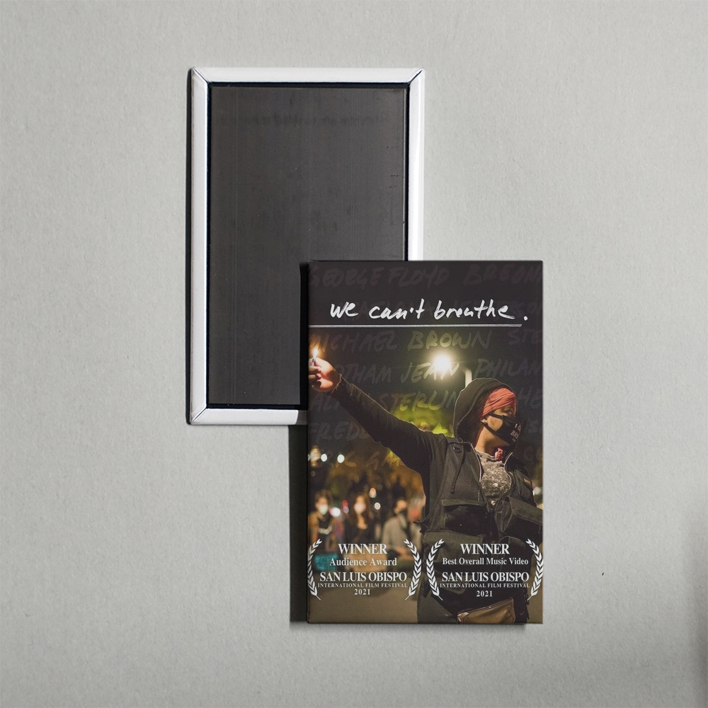 We Can't Breathe Mini Movie Fridge Magnet
