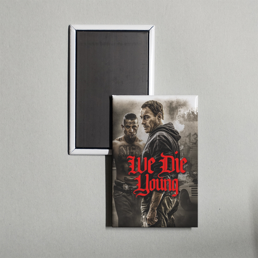We Die Young Mini Movie Fridge Magnet