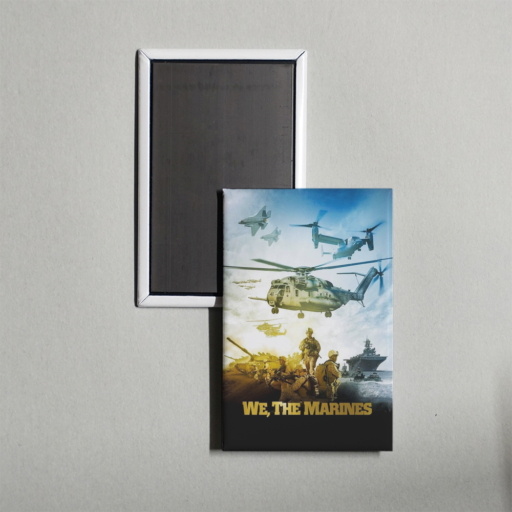 We, The Marines Mini Movie Fridge Magnet