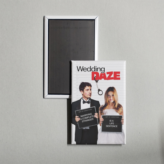Wedding Daze Mini Movie Fridge Magnet