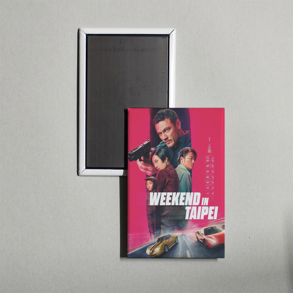 Weekend in Taipei Mini Movie Fridge Magnet