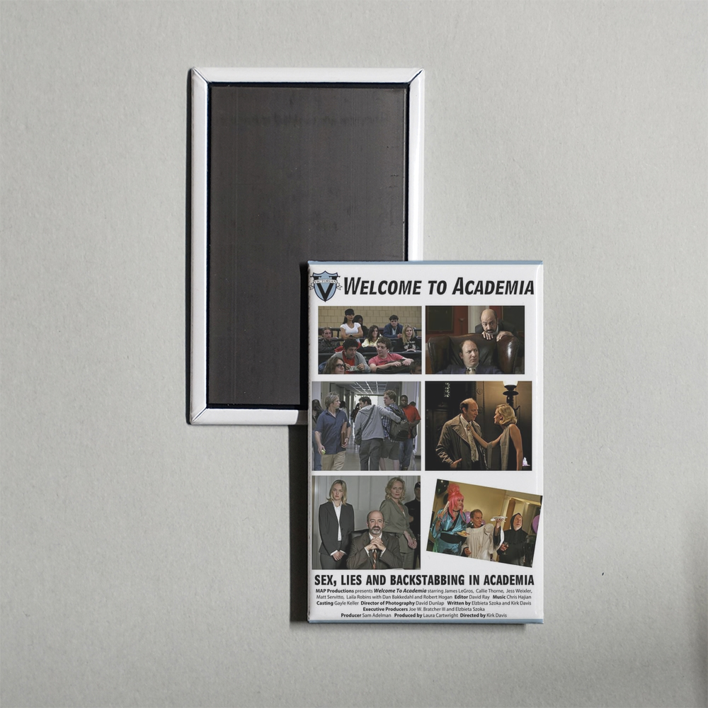 Welcome To Academia Mini Movie Fridge Magnet