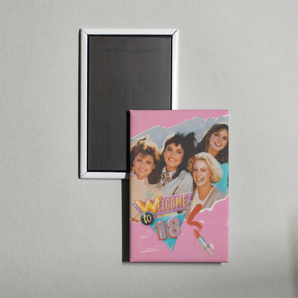 Welcome to 18 Mini Movie Fridge Magnet