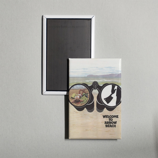 Welcome to Arrow Beach Mini Movie Fridge Magnet