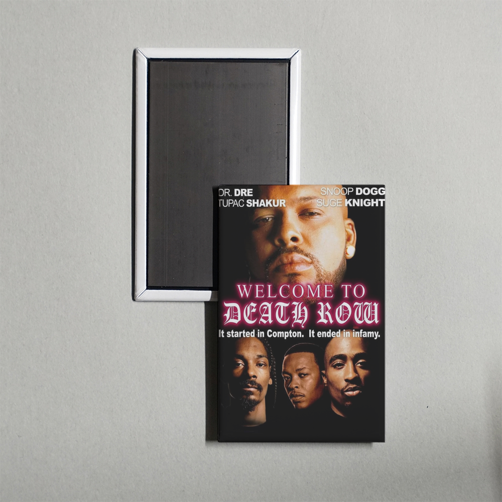 Welcome to Death Row Mini Movie Fridge Magnet