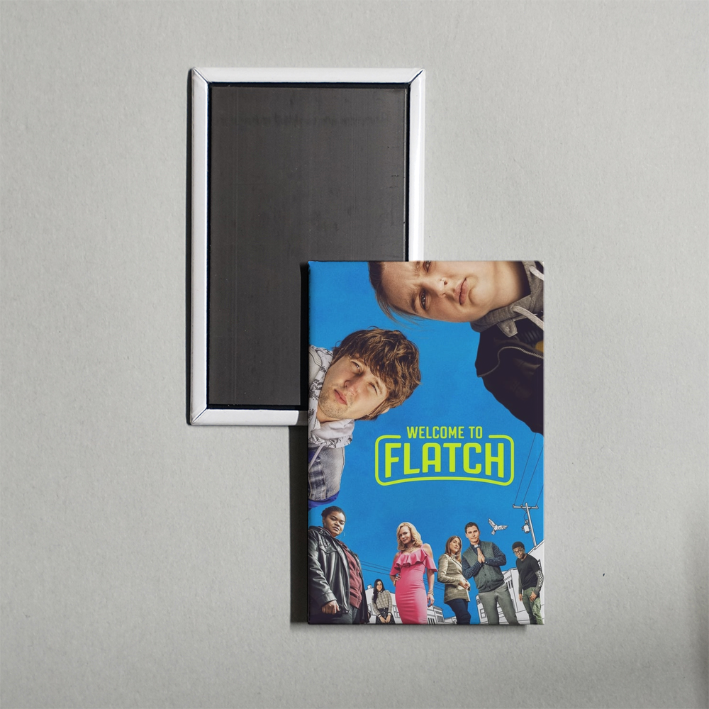 Welcome to Flatch TV Show Fridge Magnet