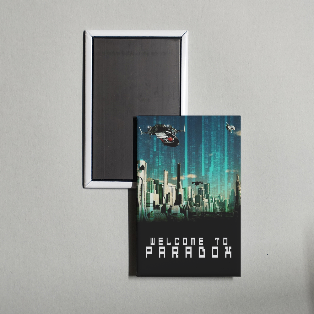 Welcome to Paradox TV Show Fridge Magnet