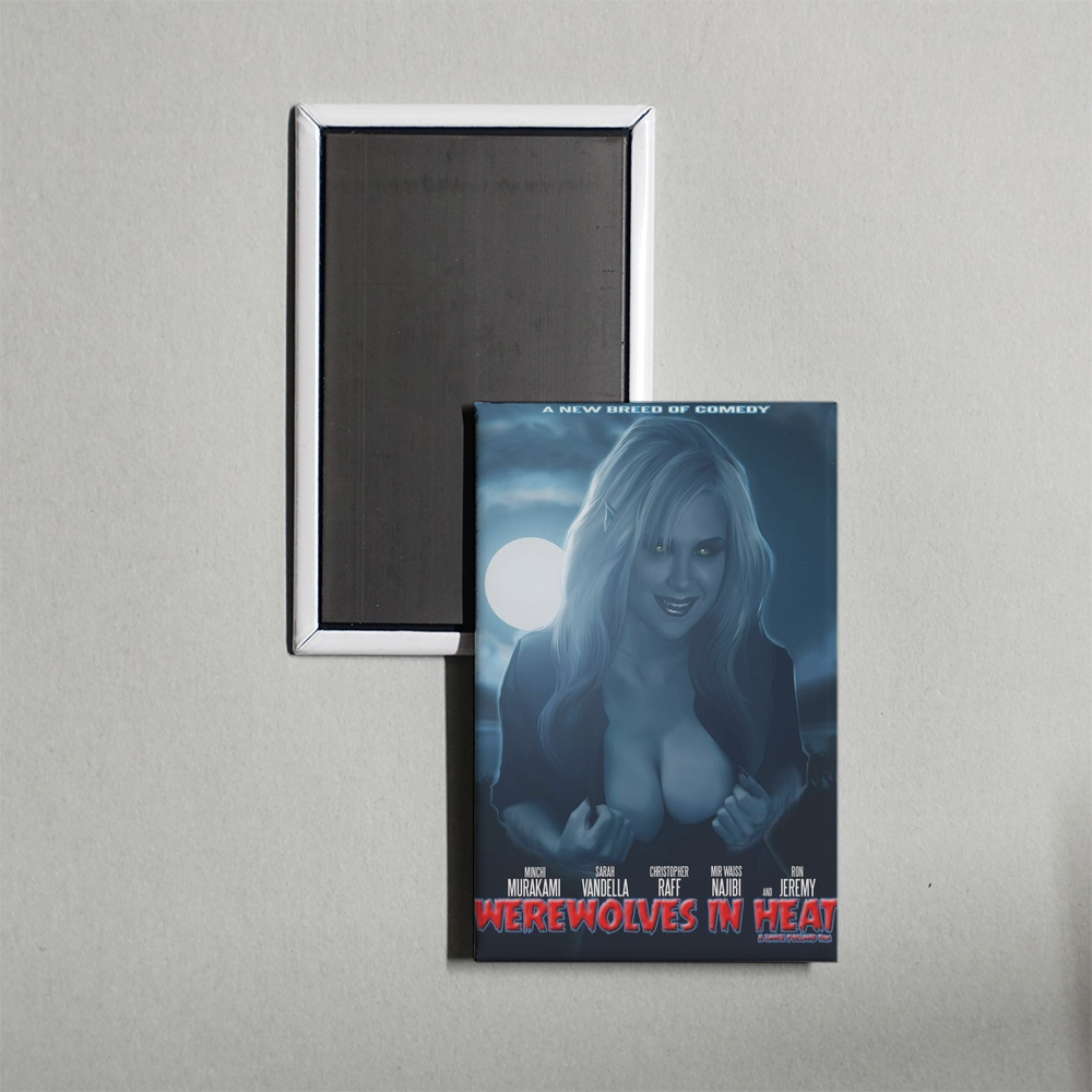 Werewolves in Heat Mini Movie Fridge Magnet