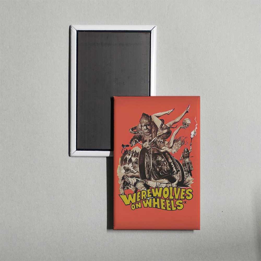 Werewolves on Wheels Mini Movie Fridge Magnet
