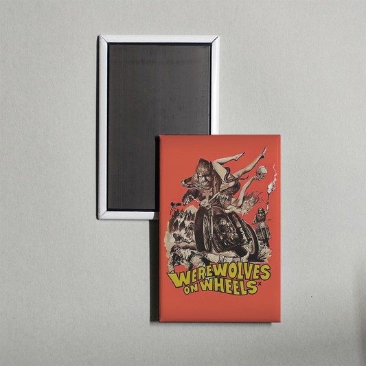 Werewolves on Wheels Mini Movie Fridge Magnet