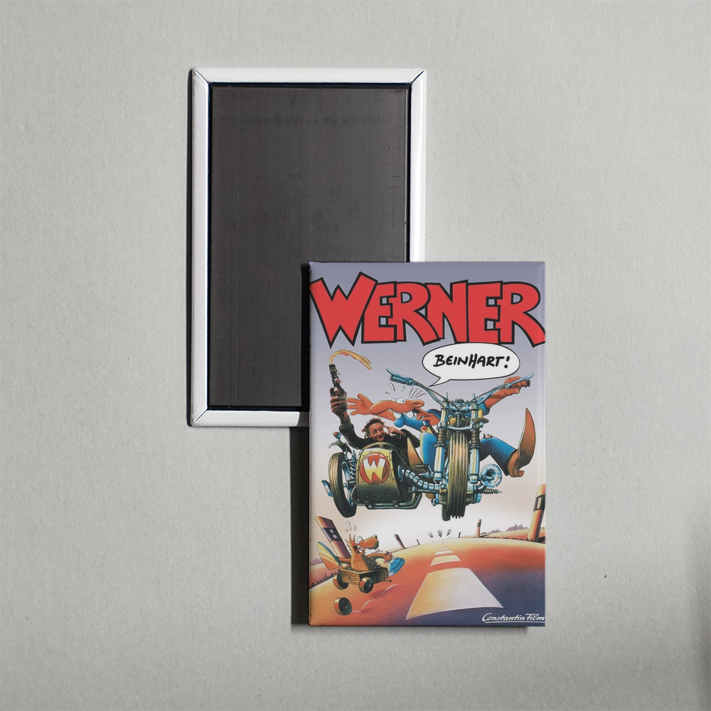 Werner - Beinhart! Mini Movie Fridge Magnet