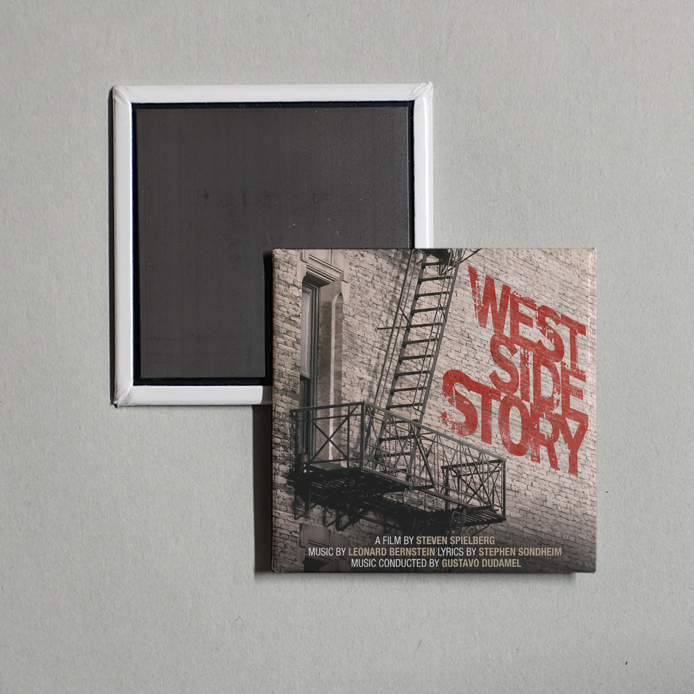 West Side Story – Cast 2021 - West Side Story (Original Motion Picture Soundtrack) Album Cover Fridge Magnet