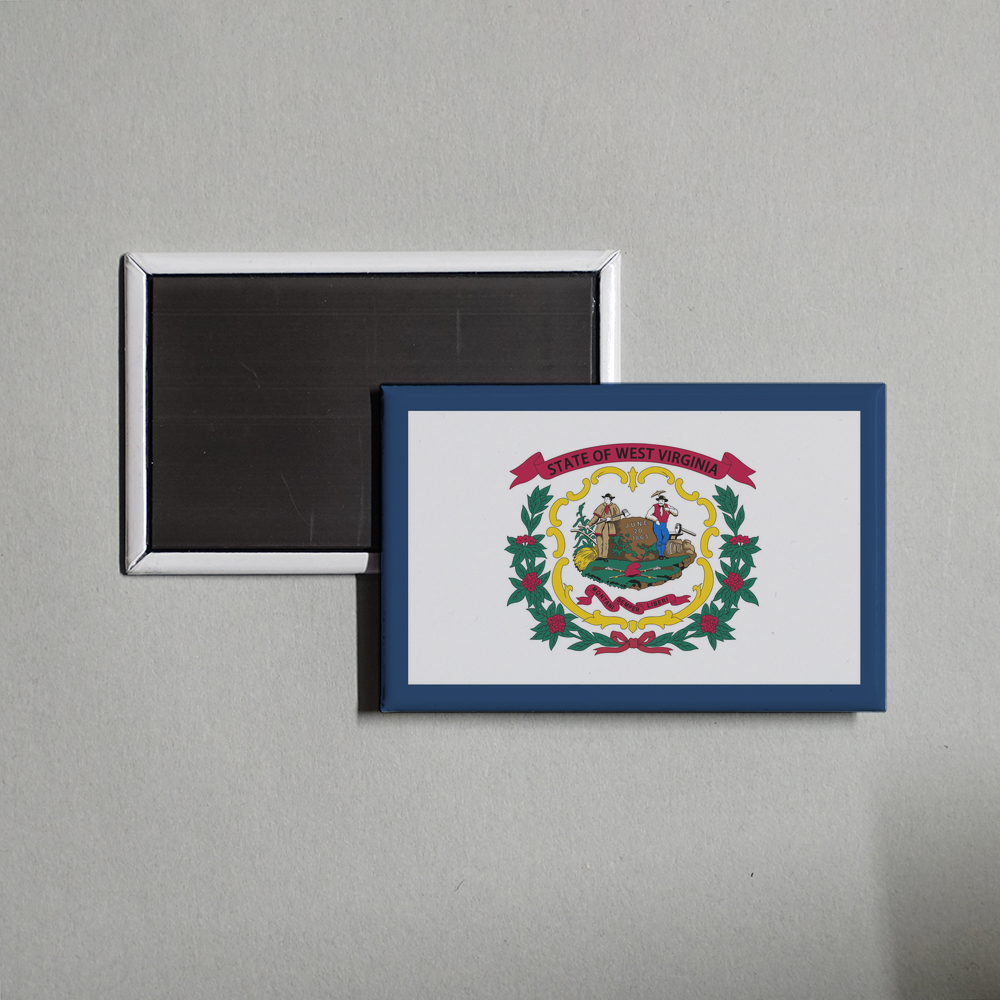 West Virginia State Flag Fridge Magnet Fridge Magnet