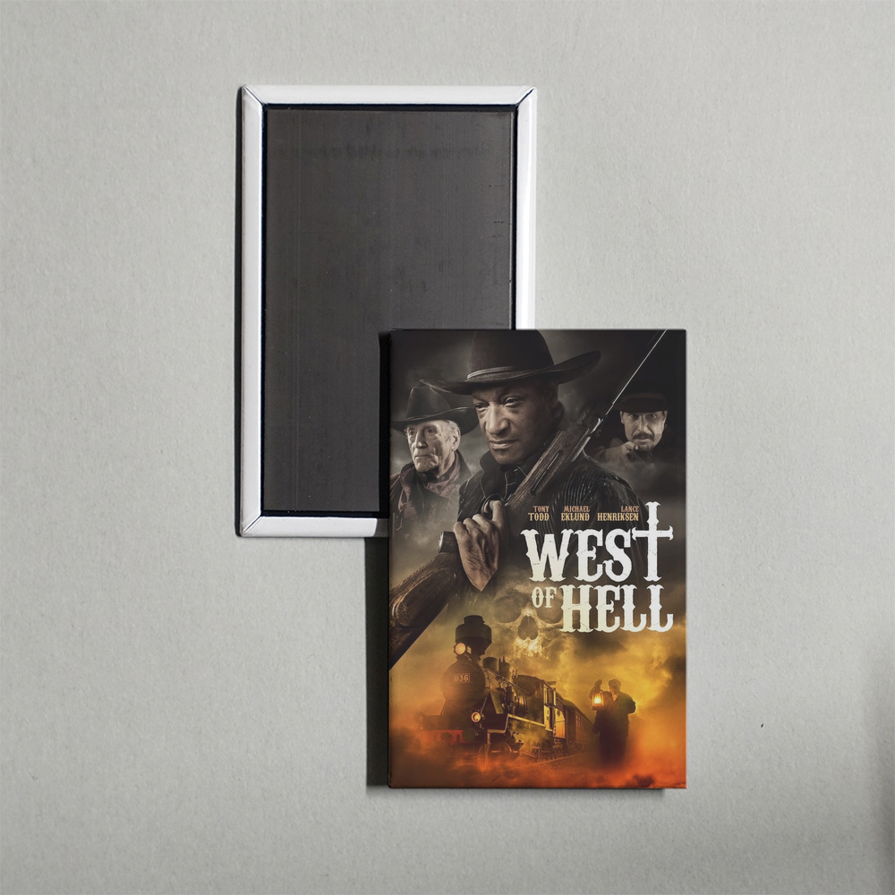 West of Hell Mini Movie Fridge Magnet