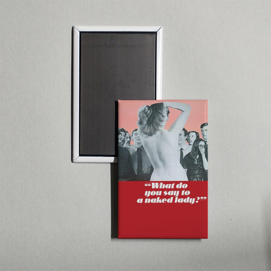What Do You Say to a Naked Lady Mini Movie Fridge Magnet