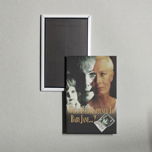 What Ever Happened to Baby Jane Mini Movie Fridge Magnet