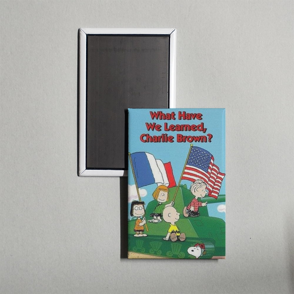What Have We Learned, Charlie Brown Mini Movie Fridge Magnet