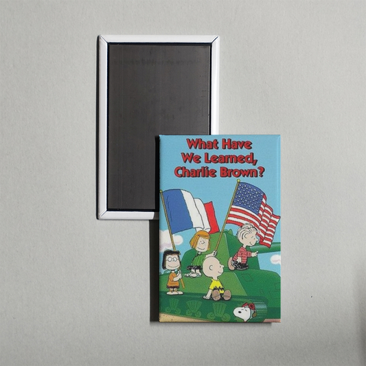What Have We Learned, Charlie Brown Mini Movie Fridge Magnet