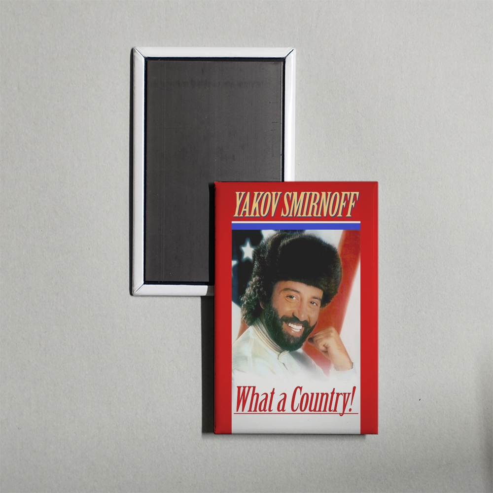 What a Country! TV Show Fridge Magnet