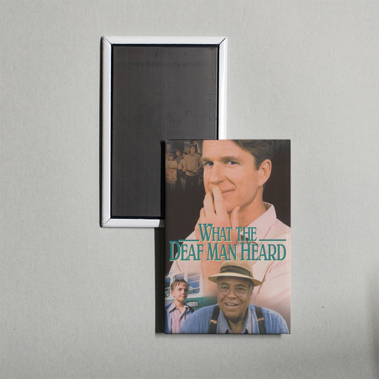 What the Deaf Man Heard Mini Movie Fridge Magnet